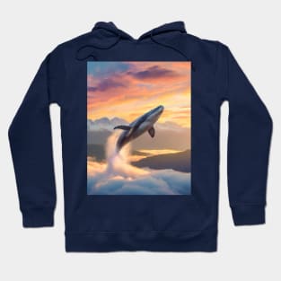 flying whale Hoodie